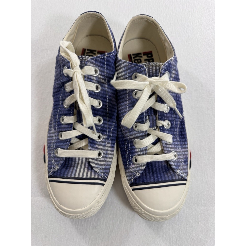 Pro-Keds Sneakers Royal Lo Tie Dye Seersucker Men's Cap Toe Size 8 Blue PK62758 - Picture 2 of 9
